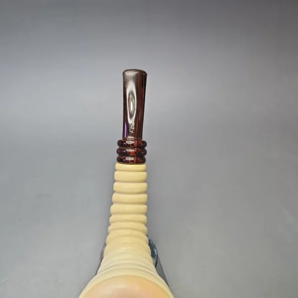 Fikri Baki Magnum Beehive Carved Horn with Cumberland (Estate) - Image 8