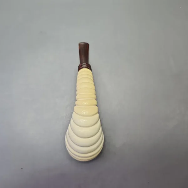 Fikri Baki Magnum Beehive Carved Horn with Cumberland (Estate) - Image 11