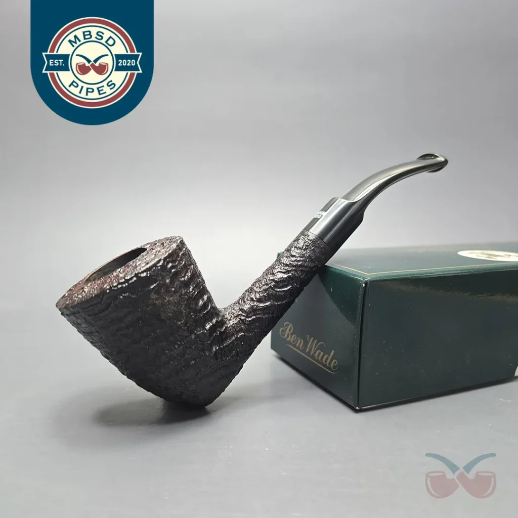Ben Wade (Peter Wilson) Extra Large Sandblasted Bent Dublin (Unsmoked Estate)