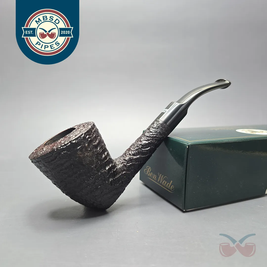Ben Wade (Peter Wilson) Extra Large Sandblasted Bent Dublin (Unsmoked Estate)