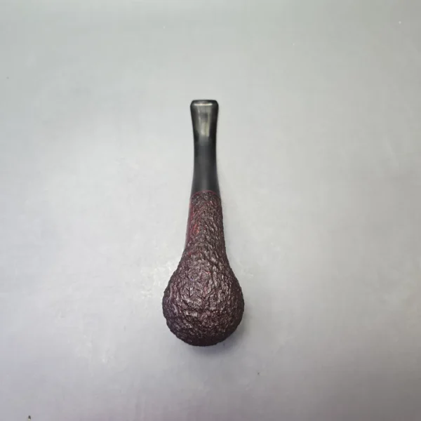 James Upshall Bark Group 6 Partially Rusticated Bent Billiard (Unsmoked Estate) - Image 9