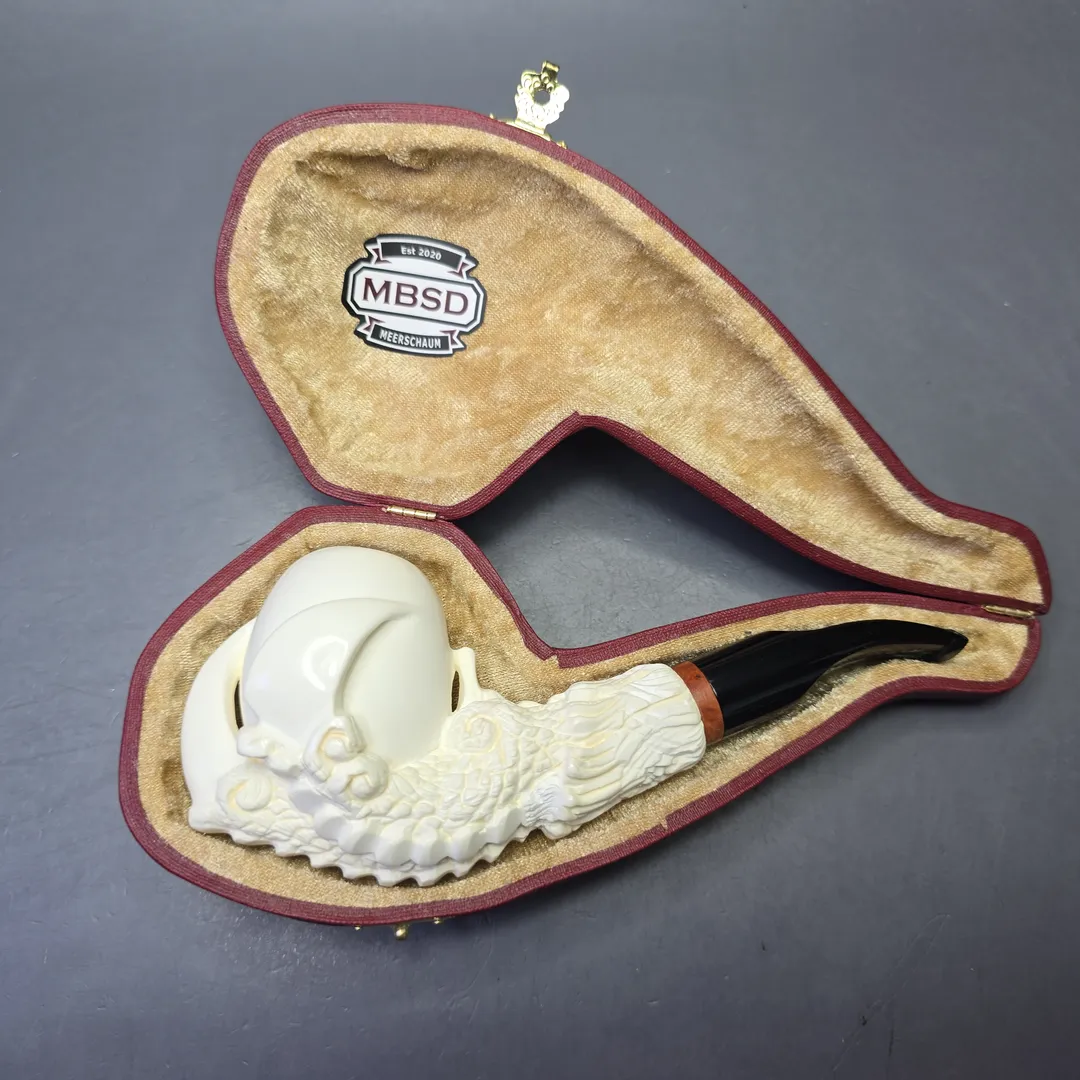 MBSD Meerschaum Deluxe Extra Large Claw with Briar-Mortise (New) - Image 2