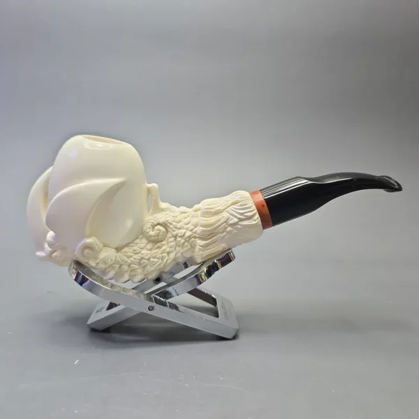 MBSD Meerschaum Deluxe Extra Large Claw with Briar-Mortise (New) - Image 3