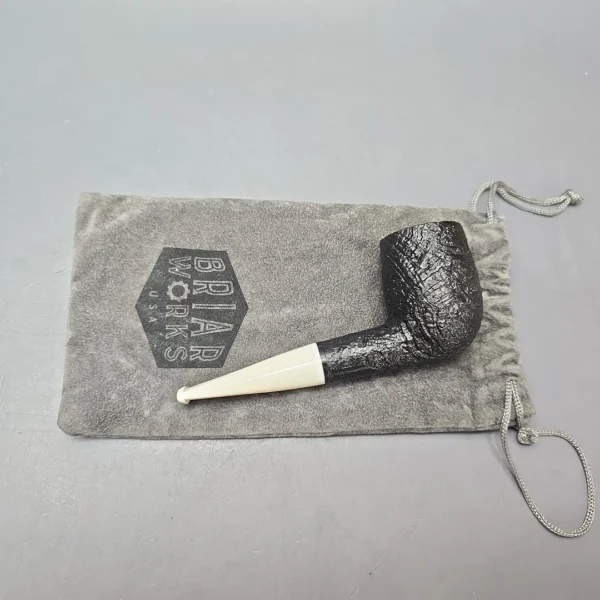 BriarWorks Classic C22 Black Sandblasted Billiard (Estate) - Image 14