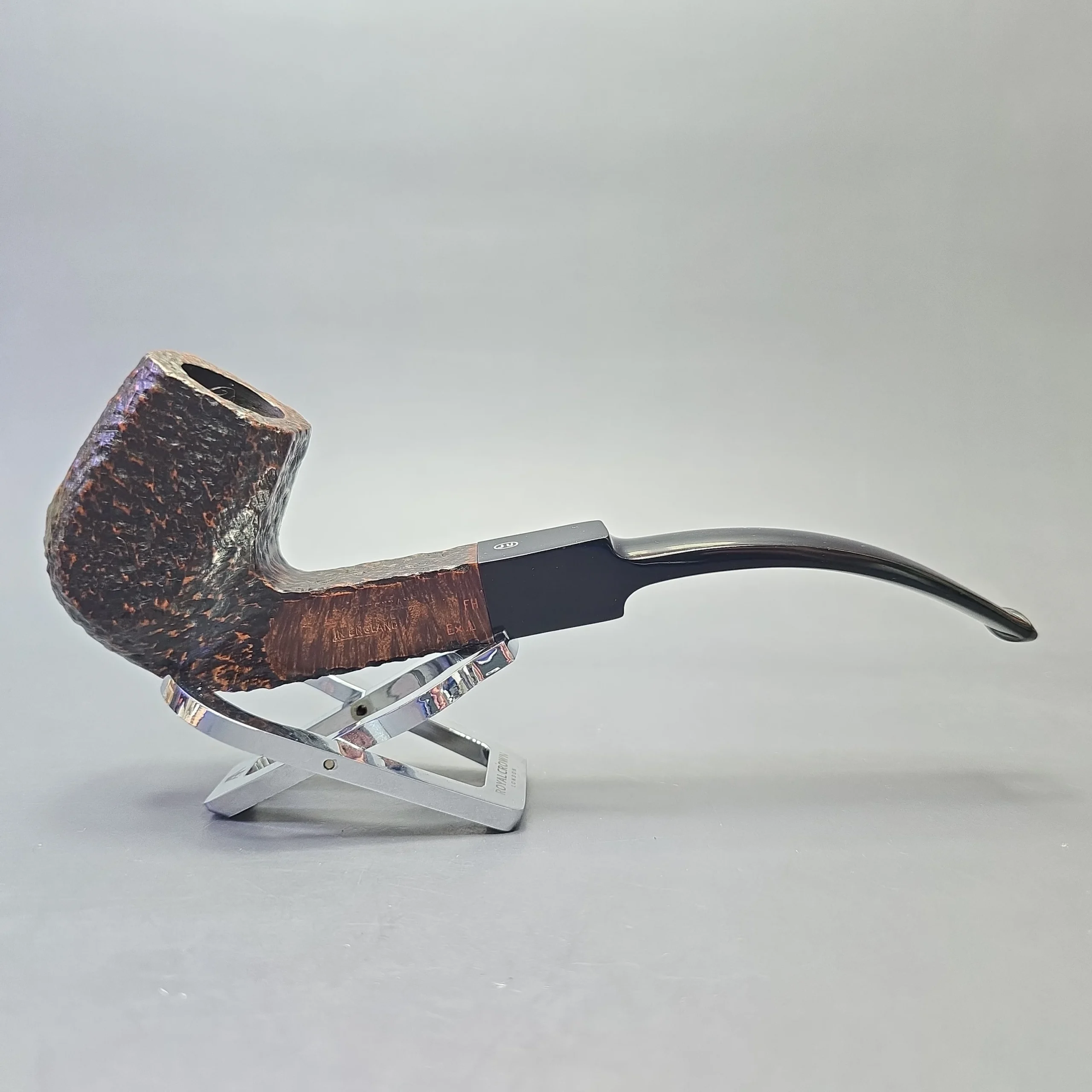 James Upshall Bark EXL Rusticated Panel Bent Billiard (Unsmoked Estate) - Image 2