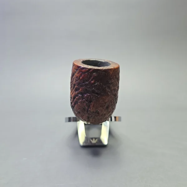 Barling's Make (Pre-Transition) Ye Olde Wood Fossil 455 (EXEXEL) (T.V.F) Sandblasted Oval Shank Billiard (Estate) - Image 10