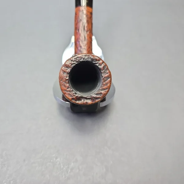 Barling's Make (Pre-Transition) Ye Olde Wood Fossil 455 (EXEXEL) (T.V.F) Sandblasted Oval Shank Billiard (Estate) - Image 6