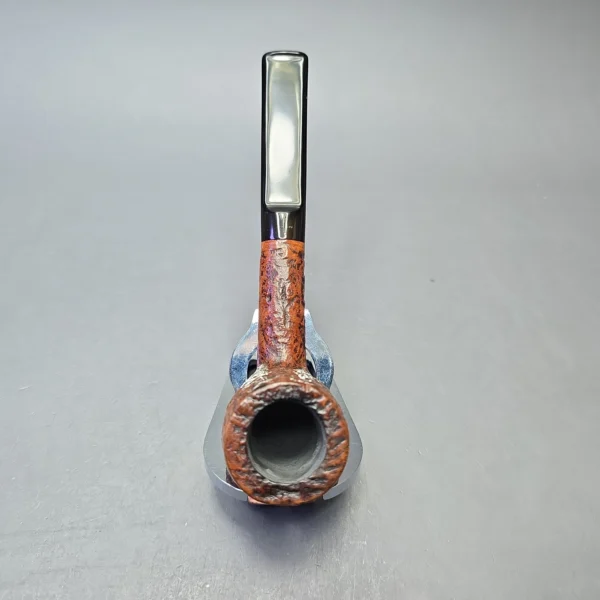 Barling's Make (Pre-Transition) Ye Olde Wood Fossil 455 (EXEXEL) (T.V.F) Sandblasted Oval Shank Billiard (Estate) - Image 12