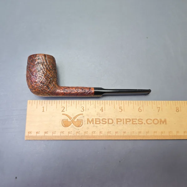 Barling's Make (Pre-Transition) Ye Olde Wood Fossil 455 (EXEXEL) (T.V.F) Sandblasted Oval Shank Billiard (Estate) - Image 8