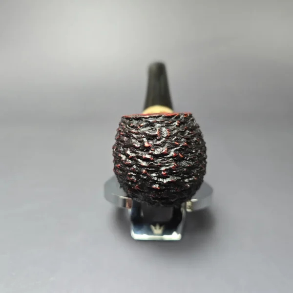 Peterson Emerald 03 Rusticated Bent Apple Estate Briar Pipe, Irish Estates