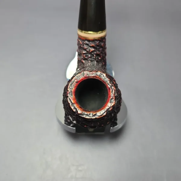 Peterson Emerald 03 Rusticated Bent Apple Estate Briar Pipe, Irish Estates