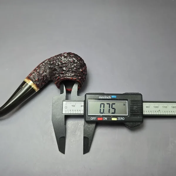 Peterson Emerald 03 Rusticated Bent Apple Estate Briar Pipe, Irish Estates