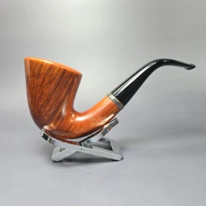 Ser Jacopo Pre-1994 Maxima L2 Smooth Calabash w/ Silver Estate Briar Pipe, Unsmoked