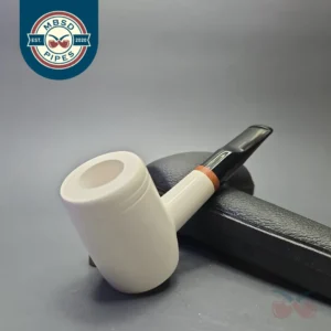 MBSD Meerschaum Deluxe Smooth Poker with Briar-Mortise (New)