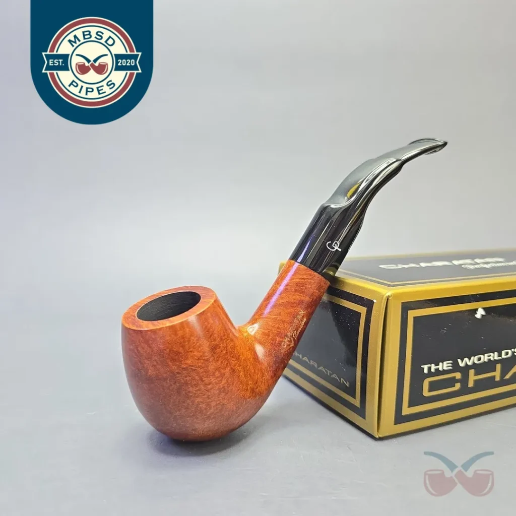Charatan (by Dunhill; c.2000s) Mayfair Smooth Bent Billiard (Unsmoked Estate)