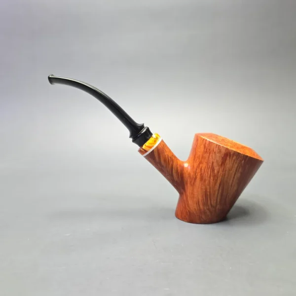 W.O. Larsen Select Special Smooth Cherrywood Sitter with Cultured Amber (Unsmoked Estate) - Image 4