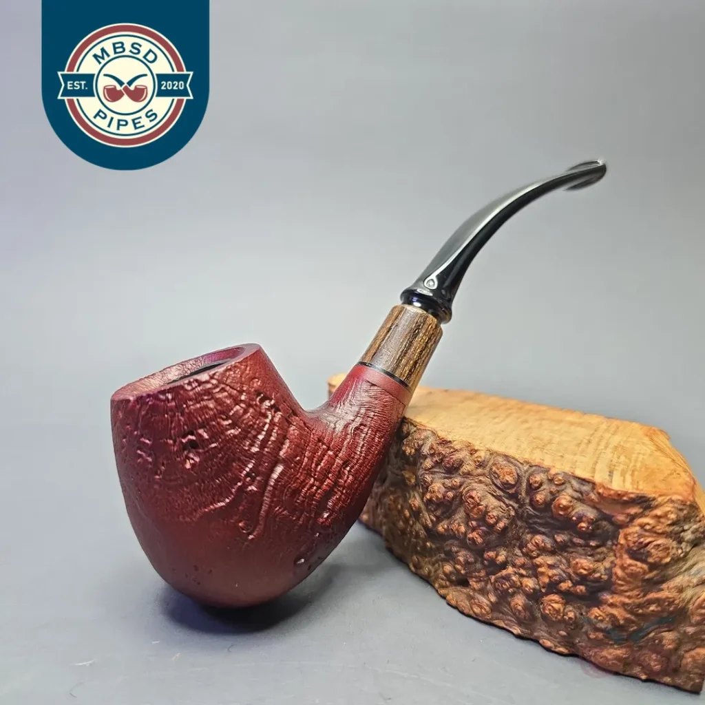 MBSD Briars by Vitale Vintage Sandblasted Brandy with Zebrawood (New)