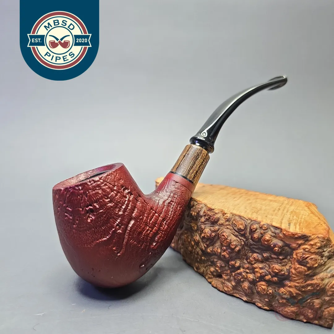 MBSD Briars by Vitale Vintage Sandblasted Brandy with Zebrawood (New)