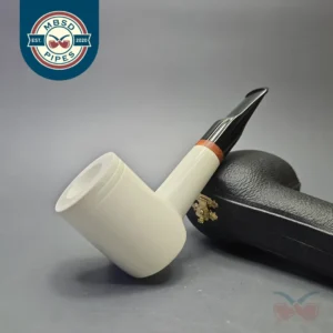 MBSD Meerschaum Deluxe Smooth Poker with Briar-Mortise (New)