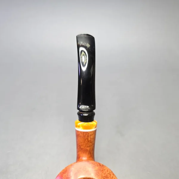 W.O. Larsen Select Special Smooth Cherrywood Sitter with Cultured Amber (Unsmoked Estate) - Image 7