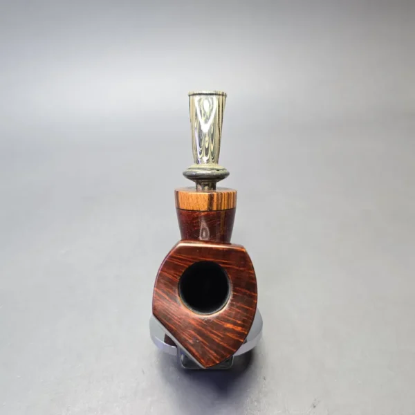 Martin Romijn Smooth "Dubliner Blowfish" with Zebrawood (New) - Image 8