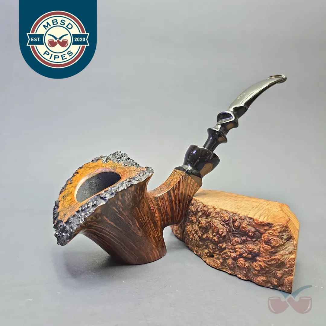Preben Holm Private Collection (B) Magnum Smooth Freehand Sitter with Vulcanite Mount (Estate)