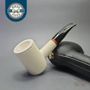 MBSD Meerschaum Deluxe Smooth Poker with Briar-Mortise (New)
