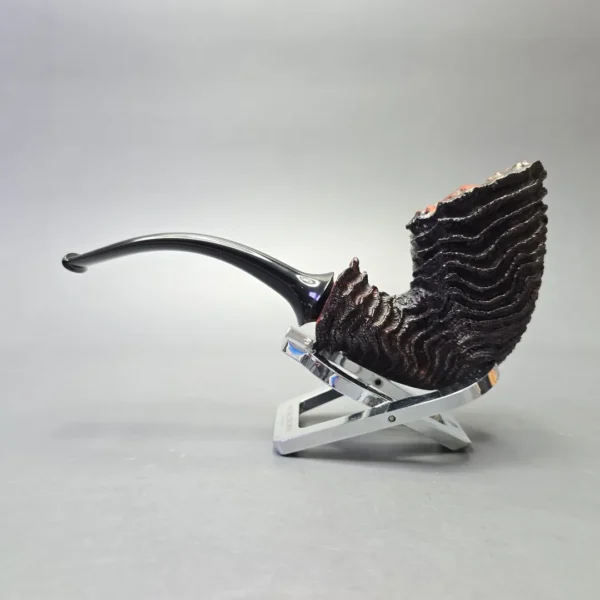 Walt Cannoy Cardinal House Morton "Ring Blast" Rusticated Bent Dublin with Brass (New) - Image 4