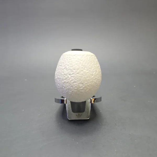 MBSD Meerschaum Silver Rusticated Reverse Calabash Apple (New) - Image 4