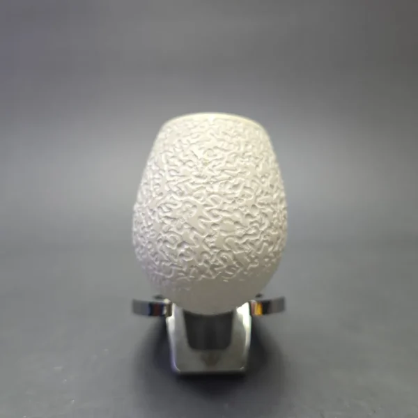 MBSD Meerschaum Silver Rusticated Reverse Calabash Brandy (New) - Image 4