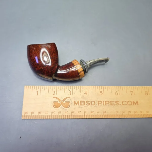 Martin Romijn Smooth "Dubliner Blowfish" with Zebrawood (New) - Image 11