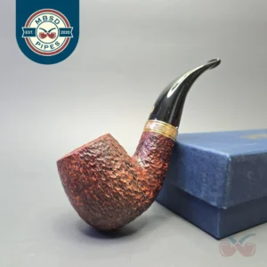 Savinelli Tevere 616 KS Rusticated Bent Billiard (6mm) (Unsmoked Estate)