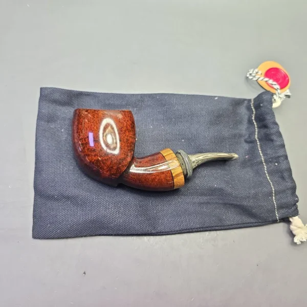 Martin Romijn Smooth "Dubliner Blowfish" with Zebrawood (New) - Image 14