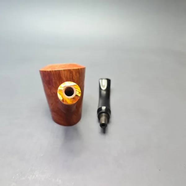 W.O. Larsen Select Special Smooth Cherrywood Sitter with Cultured Amber (Unsmoked Estate) - Image 14