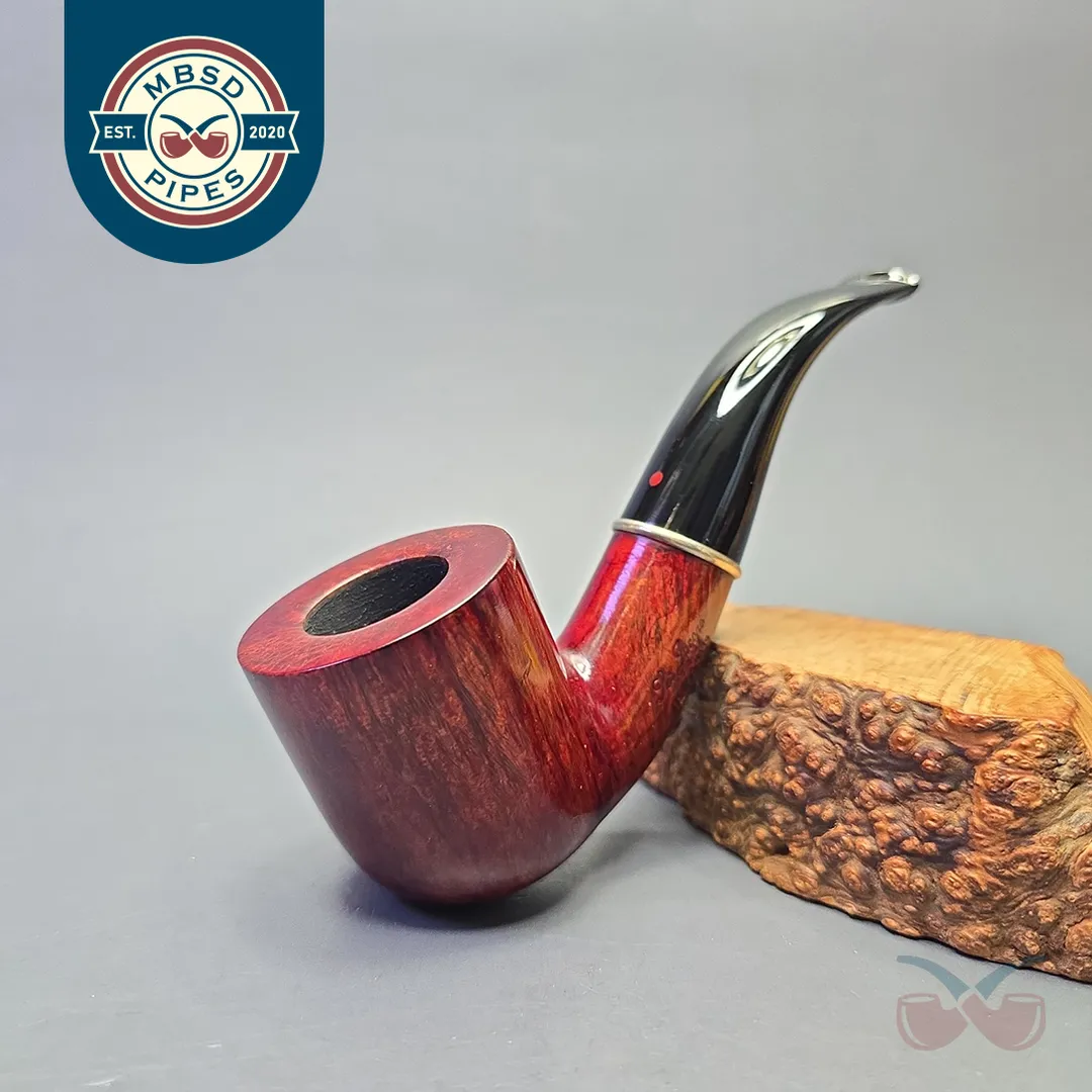 Ser Jacopo (c.1994-97) (Maxima) Smooth Bent Billiard with Silver (Estate)