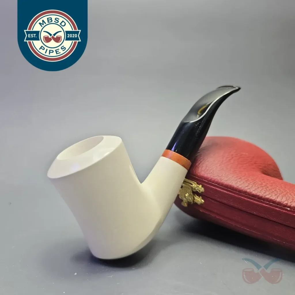 MBSD Meerschaum Deluxe Smooth Nosewarmer Stack with Briar-Mortise (New)