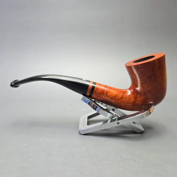 Parker (by Dunhill) Bruyere Smooth Bent Dublin with Briar Insert (Unsmoked Estate) - Image 4