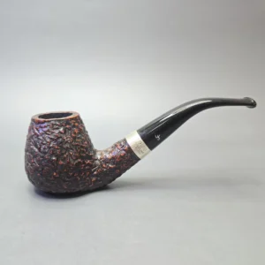 Peterson Donegal Rocky B11 Rusticated Brandy Sitter with Silver (Estate) - alternate view