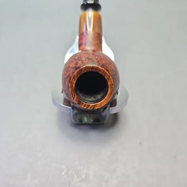 Sean Reum Pipes "Eggshell" Sandblasted Devil Anse with Horn (Estate) - Image 6
