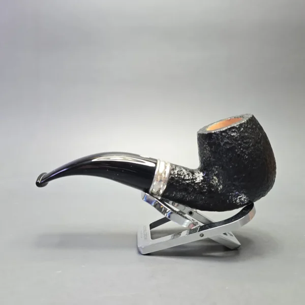 Savinelli Trevi 616 KS Rusticated Bent Billiard (6mm) (Unsmoked Estate) - Image 4