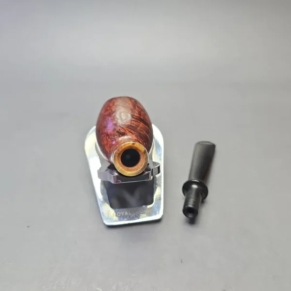 Sean Reum Pipes "Eggshell" Sandblasted Devil Anse with Horn (Estate) - Image 12