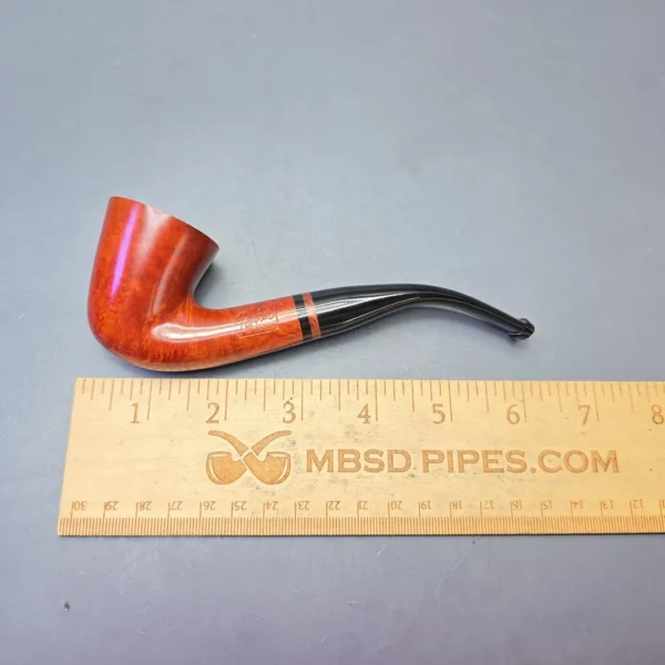 Parker (by Dunhill) Bruyere Smooth Bent Dublin with Briar Insert (Unsmoked Estate) - Image 12
