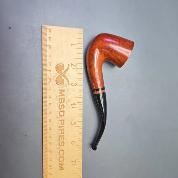 Parker (by Dunhill) Bruyere Smooth Bent Dublin with Briar Insert (Unsmoked Estate) - Image 12