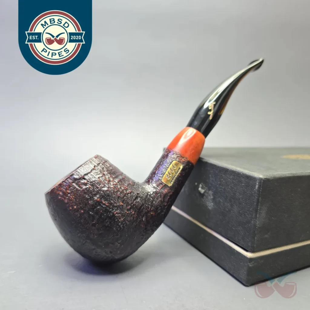 Savinelli 2000 Collection Sandblasted Brandy (6mm) (Estate)