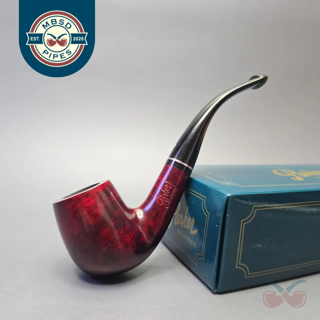 Parker (by Dunhill) Knight Smooth Bent Billiard (Unsmoked Estate)