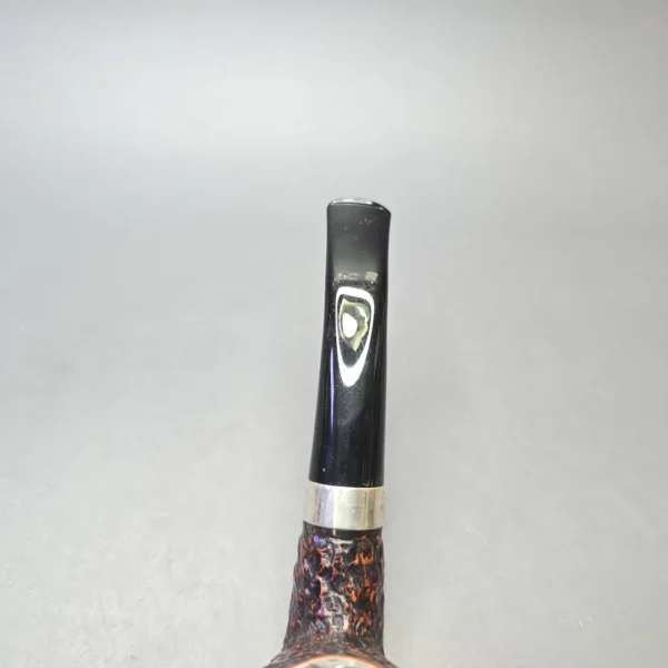 Peterson Donegal Rocky B11 Rusticated Brandy Sitter with Silver (Estate) - Image 7