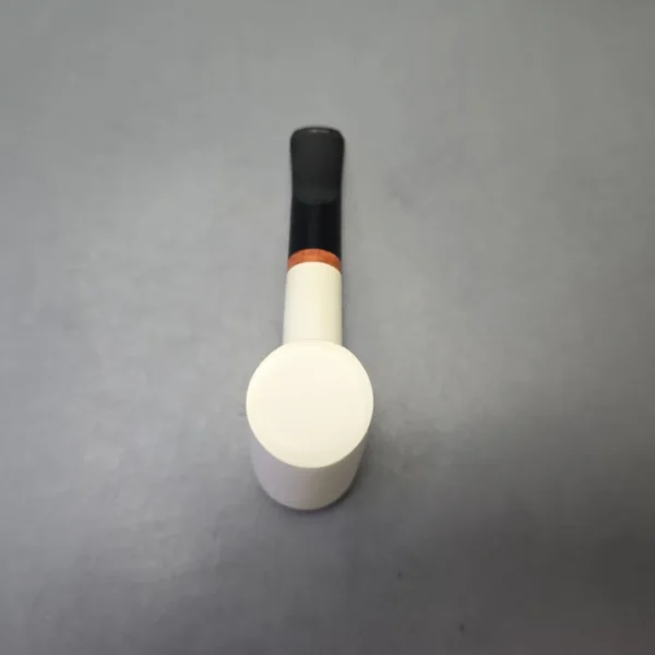 MBSD Meerschaum Deluxe Compact Smooth Poker with Briar-Mortise (New) - Image 10