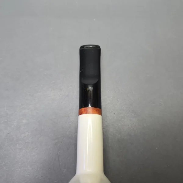 MBSD Meerschaum Deluxe Smooth Poker with Briar-Mortise (New) - Image 8