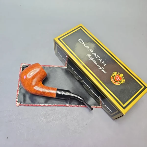 Charatan (by Dunhill; c.2000s) Mayfair Smooth Bent Billiard (Unsmoked Estate) - Image 15