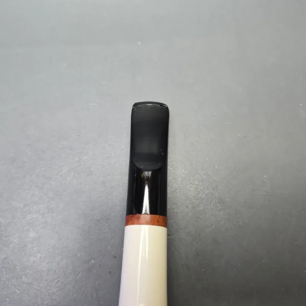 MBSD Meerschaum Deluxe Smooth Poker with Briar-Mortise (New) - Image 8